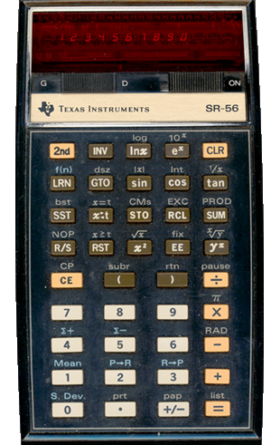 Programmeerbare rekenmachine TI SR-56